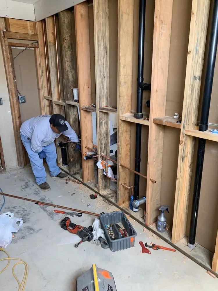 Commercial rough-in plumbing for Gas Line Repair in Hayward